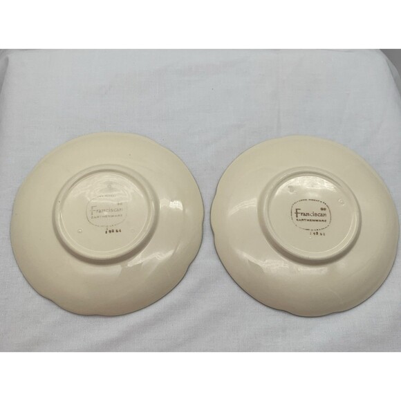 Franciscan Desert Rose Tea Cups and Saucers Vintage Set of 2 Made in USA *READ* - Picture 11 of 12